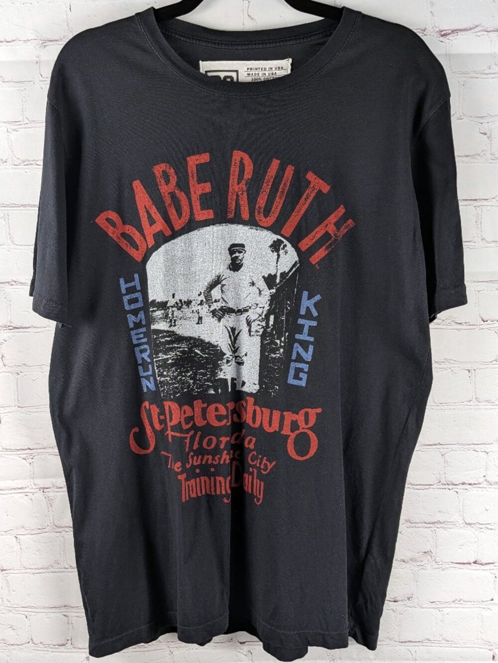 Babe Ruth St. Petersburg Florida Graphic Tee L